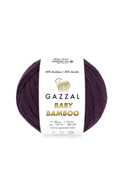 Gazzal Baby Bamboo 50% bumbac 50% bambus fir de tricotat 50 g / 250 m-95210-1...