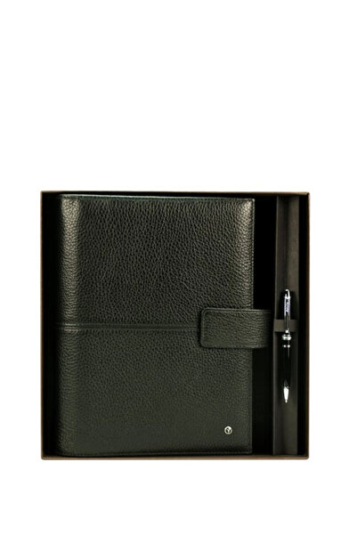 Scrikss DR 2200-1 Toscana Siyah A5 Ajanda Kutulu