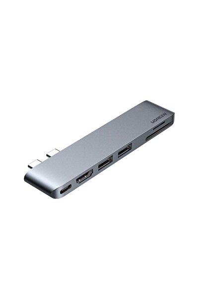 Ugreen 8-in-2 USB 3.0 100W 6K PD Port Çoklayıcı Hub