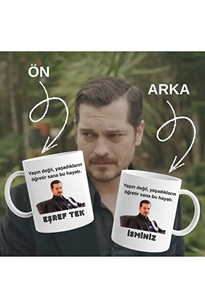 İCY ART REKLAM EŞREF TEK İSME ÖZEL BASKI KUPA