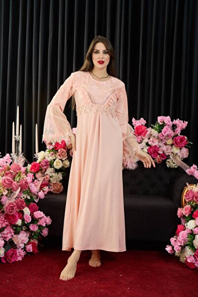 Lama Lingerie Women's Long Dress Lace