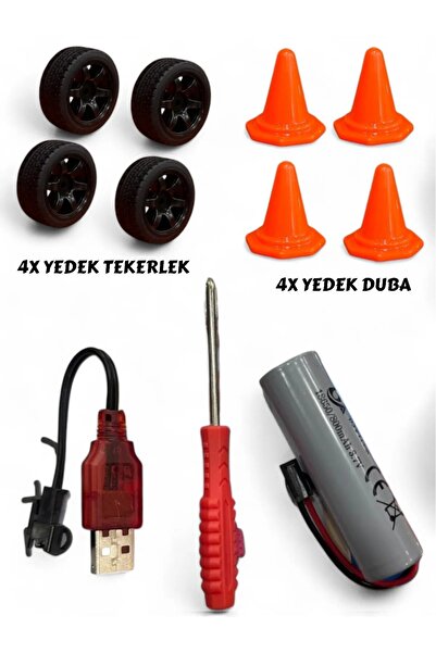 CAN OYUNCAK Uzaktan Kumandalı Şarzlı Dirift Araba 33657