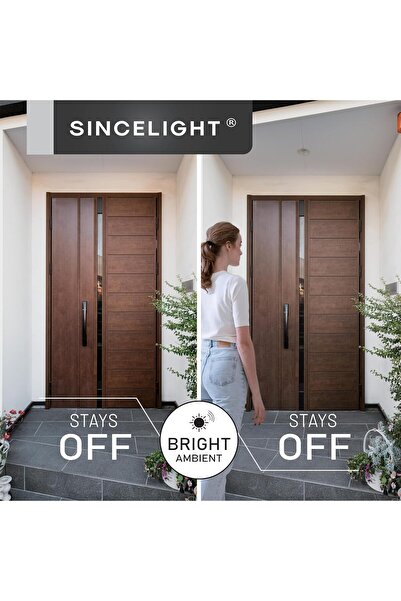 Generic SINCELIGHT PIR Motion Sensor LED Bulb E27, 10W, 3000K, Pack of 2