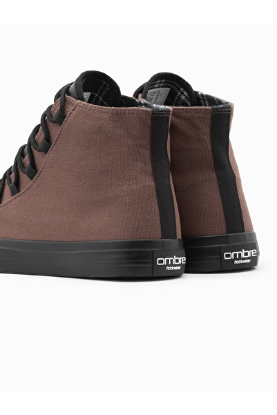 OMBRE Pánská sportovní obuv, tretry z kompozitních materiálů - hnědá V6 OM-FOTH-0143