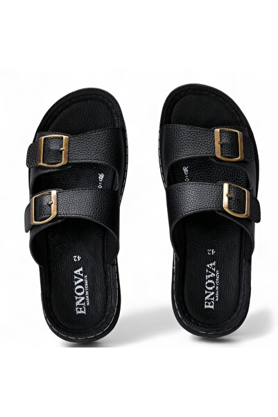 Enova Maximum Comfort for Men with Quality Faux Leather and Orthopedic Insole