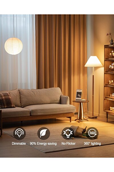 Generic BRIMAX Dimmable LED Bulb G45 E27 4W (40W eq), 2700K Warm White, 220-240V, Pack of 10