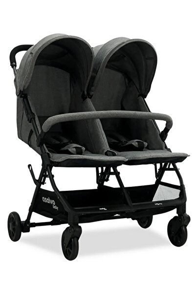 Asalvo Henry Ultralight Compact Double Stroller