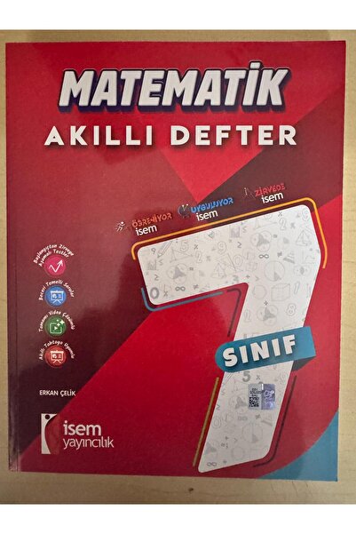 İsem Yayıncılık 2026 İSEM YAYINCILIK- 7. SINIF MATEMATİK AKILLI DEFTER