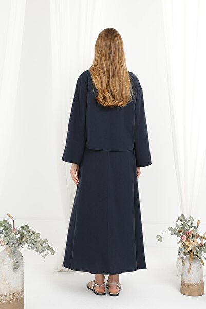 Loreen Γυναικείο Σετ Φούστα με Πέρλες -20684TKS - NAVY