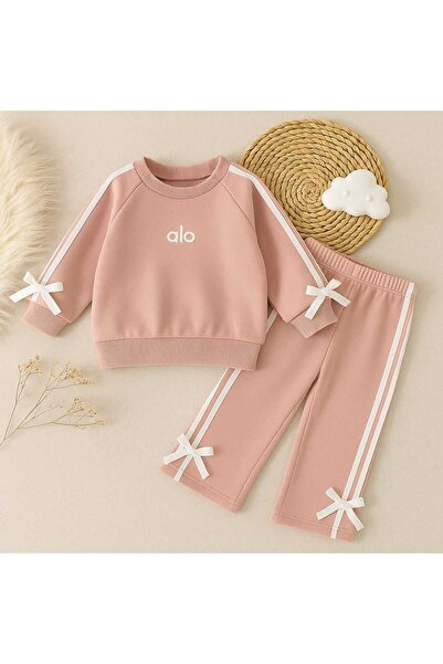 CoolCix New Season Transitional Cotton Loose Wide-Leg Striped Top and Bottom Set