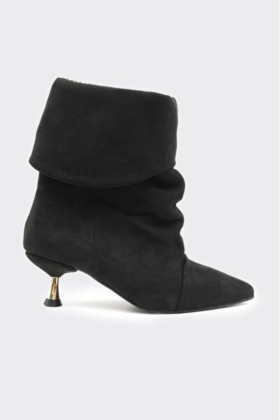 derinet Kısa Topuk Uzun Kadın Bot