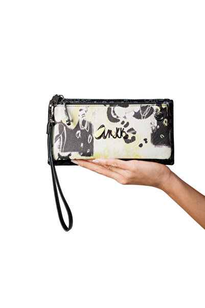 Anekke Casual wallet, women, 40879-023, black, -leather