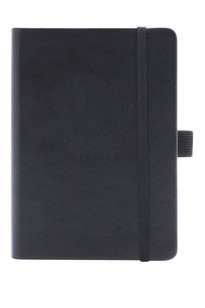 Scrikss Sıvama Kalın Kapak Defter A6 Siyah