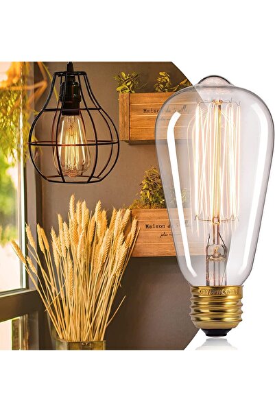 genernic لمبات إضاءة Desidiya Vintage Edison الزجاجية المصنوعة من خيوط التنغس...