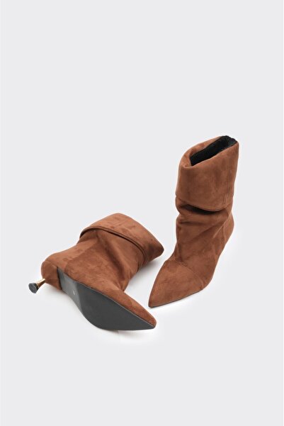 derinet Kısa Topuk Uzun Kadın Bot