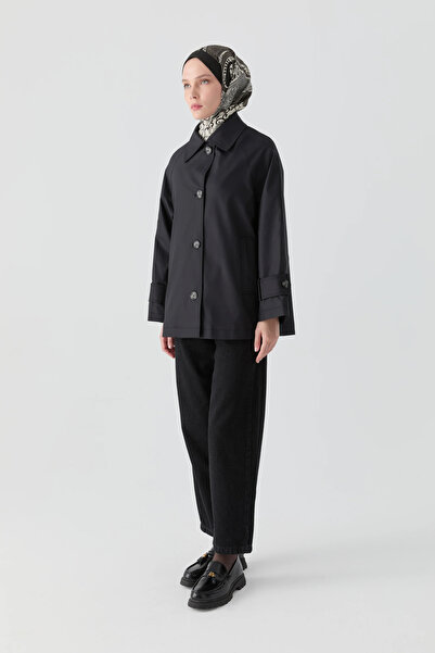 Tuğba Kısa Trençkot - Siyah