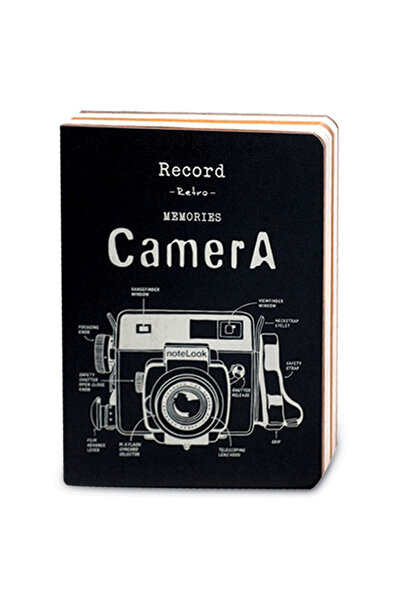 Scrikss Notelook Tekstil Kapak Çizgili Defter B5 Beyaz