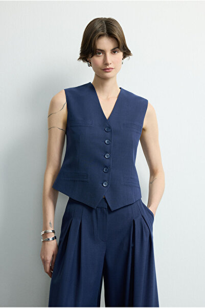 Love My Body Moda Tutkusu Fleto Cepli Yelek