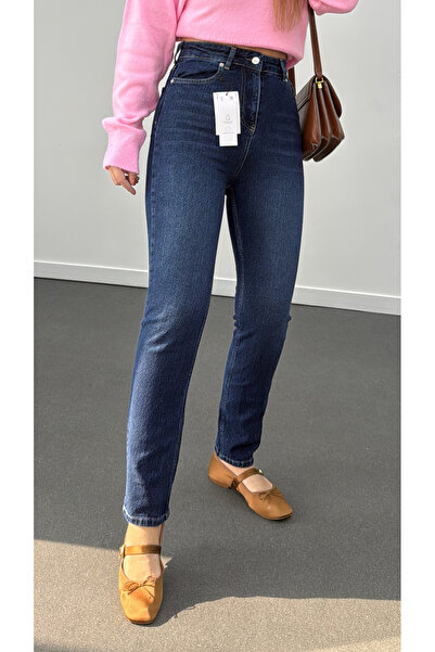 Narferita Seul Süper Yüksek Bel Boyfit Jeans
