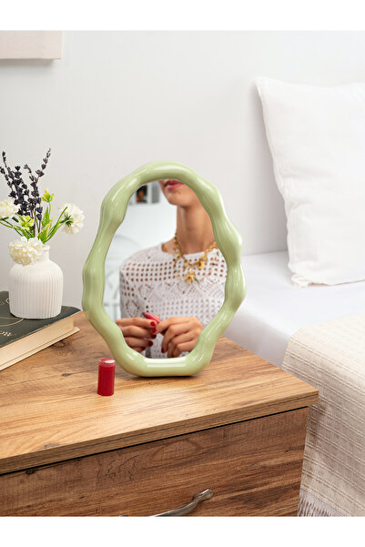 netteucuzluk Modern bulut formlu makyaj aynası , takı tabağı , duvar aynası p...