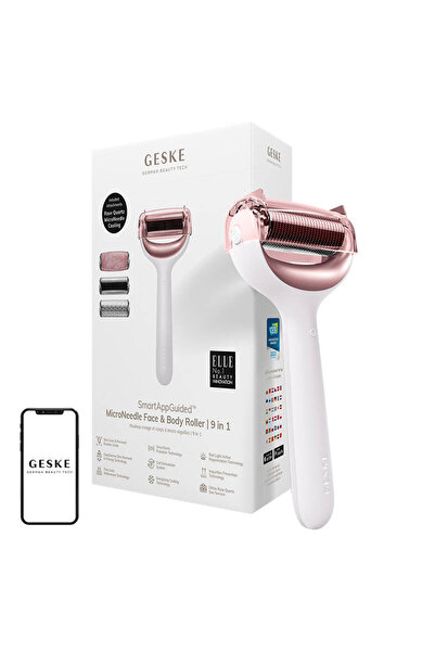 Geske Micro Needle Face&Body Roller 9in1 with APP (starlight)