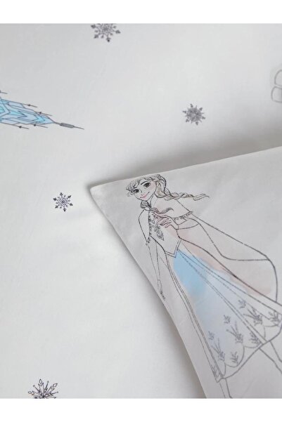 Taç Licensed Elsa Patterned 100% Cotton Fabric 1 Piece Pillowcase 50X70 cm