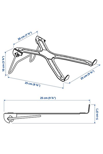 IKEA Lanespelare Laptop Support, Blue