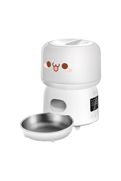 ROJECO 3L Automatic food dispenser button version (white)
