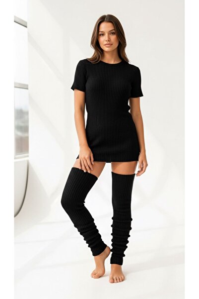 Plus Scorpion Women's Knit Leg Warmers – Soft Stretchy Below-The-Knee Leg Warmers