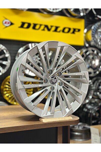 Samlas Skoda Superb–Octavia 18" Jant Takımı – 8J 5x112 ET40 57.1 – Silver - 4...