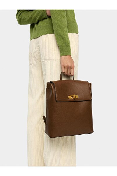 PARFOIS Kapaklı ve Döner Kilitli Sırt Çantası