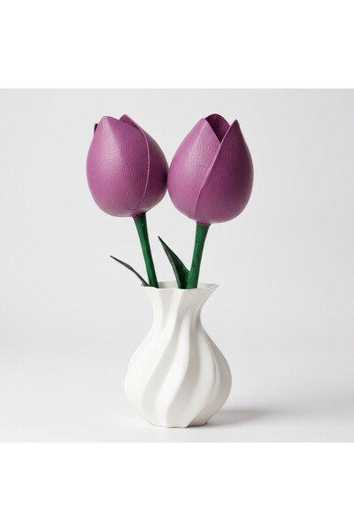KOÇER AWM Non-Fading Tulips 6 Pieces Tulips Never Fade Like Your Love Cobalt ...