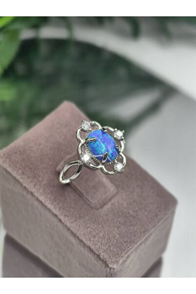 argint 925 NATURAL OPAL STONE RING