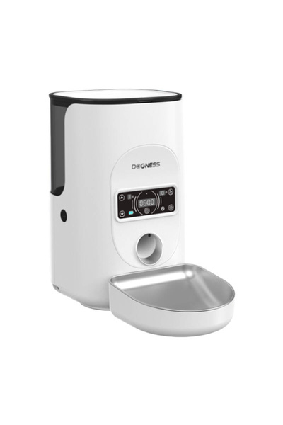 Dogness F17 4L Smart Food Dispenser with Stainless Steel Container (White)