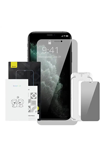 Baseus Crystal Privacy Protection 0.3mm pentru iPhone X/XS