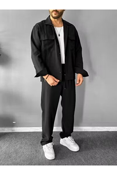 TÜZeMEN Premium Pocket Detailed Oversized Shirt