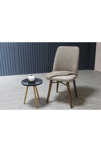 Yellow Home OVAL SANDALYE KILIFI JAKAR 6'LI TAŞ