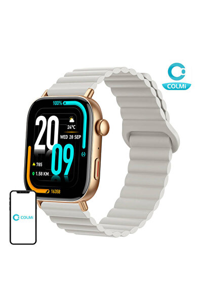 COLMI C8 Max Smart Watch with Magnetic Strap (Gold)