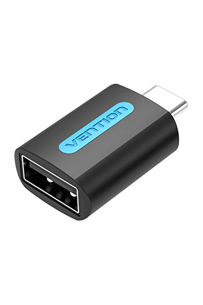 Vention Προσαρμογέας USB CDTB0, USB-C Αρσενικό σε USB 2.0 Θηλυκό (Μαύρο)