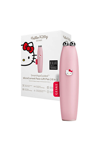 Geske MicroCurrent Face-Lift Pen 6 in 1 with APP (Hello Kitty pink)