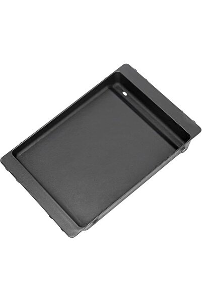 OEM GFTIME γενικής χρήσης πλάκα ψησίματος, 44x30 cm, χυτοσίδηρος, ορθογώνια, αντικολλητική, μαύρη