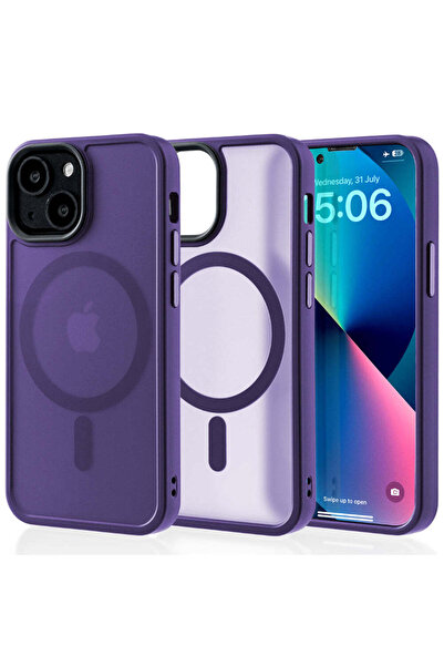 Casey Studios Husa Magsafe iPhone 13 Mini, Incarcare Wireless, Margini Ridica...