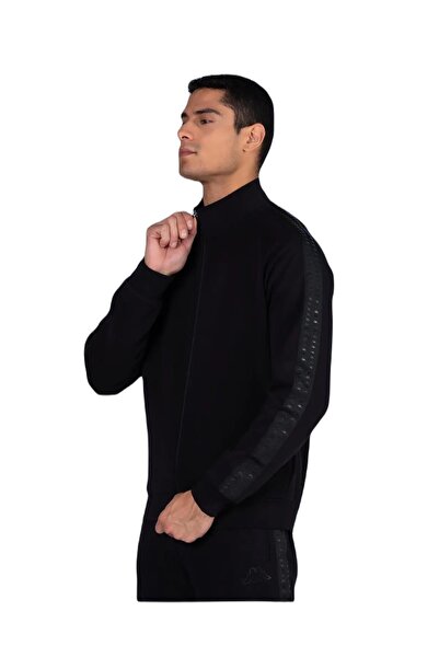 Kappa 371I61W005 Logo Billy Tk Men's Sports Jacket Black