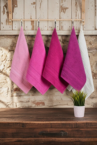 My Catherine 4-Piece Towel Set Hand - Face Towel 30X50 cm |   Kitchen Towel |   Cotton