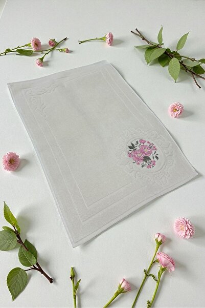 HAVLULAND NURPAK VERDA AYAK HAVLUSU 3D %100 PAMUK 50X70 CM LÜKS BANYO AYAK HA...