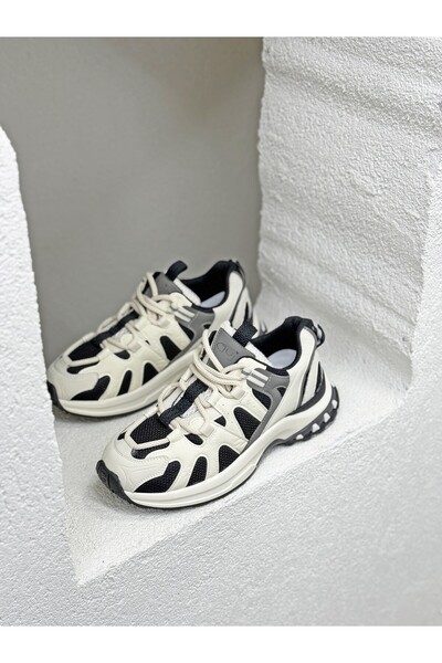 Guja 26K317 ÇOK RENKLİ 4CM KALIN TABAN SNEAKER SPOR AYAKKABI KADIN