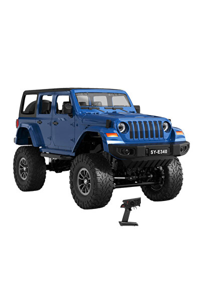 DOUBLE EAGLE RC remote control car 1:14 (blue) Jeep Crawler Pro E340-003