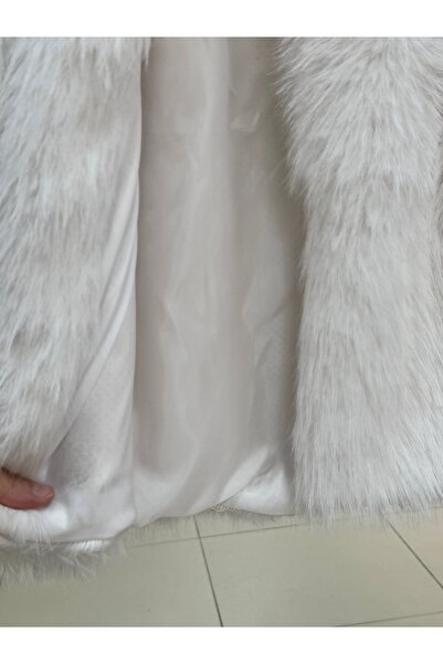 BENAHOLL Almah Lined Feather Belted Vest-En2205 White