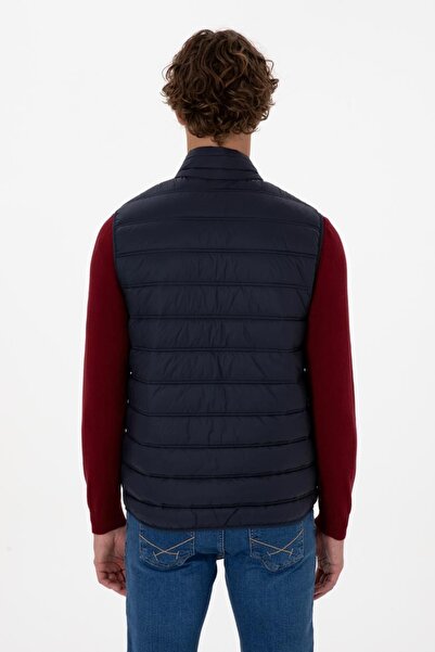 U.S. Polo Assn. Yony25K U.S. Polo Assn. Men's Vest 2246396 Navy Blue