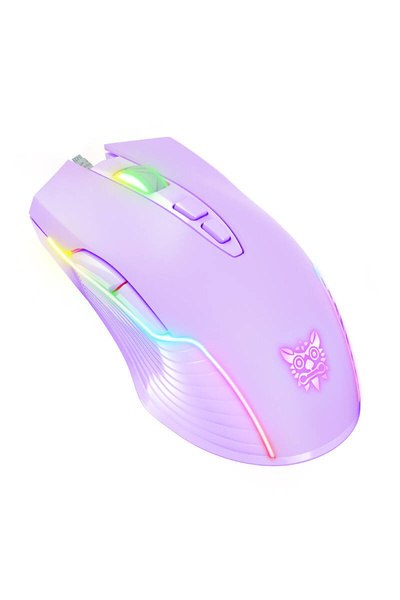 Onikuma Mouse de gaming cu fir RGB CW905 Violet